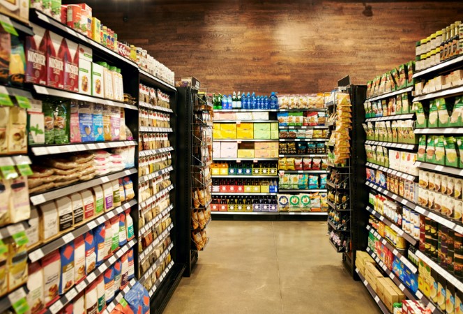 Grocery store aisle